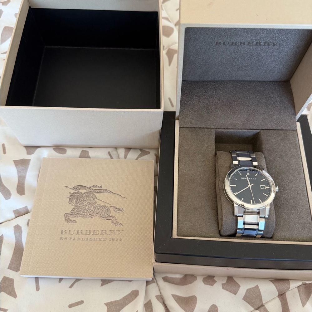 Burberry Stainless Steel Sapphire Crystal Watch